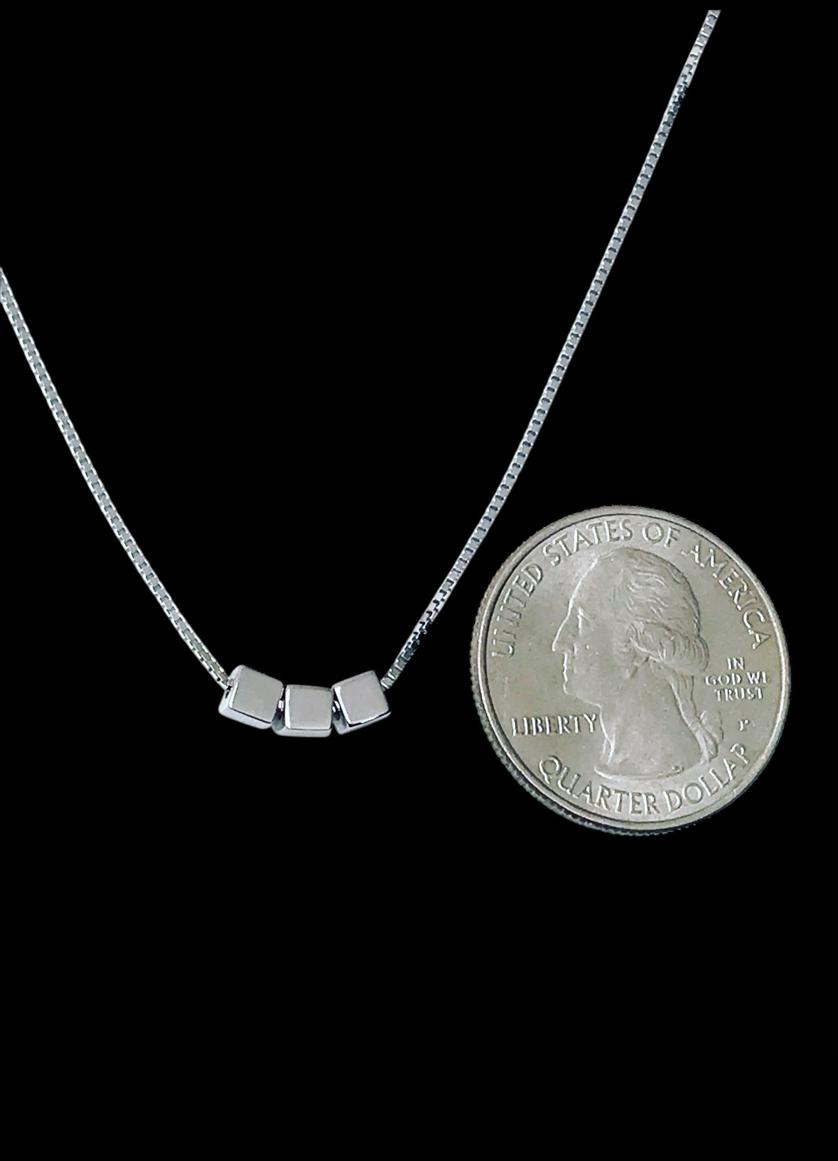 Three Beads Necklace