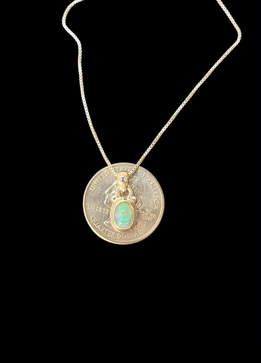 Ethiopian Opal Necklace