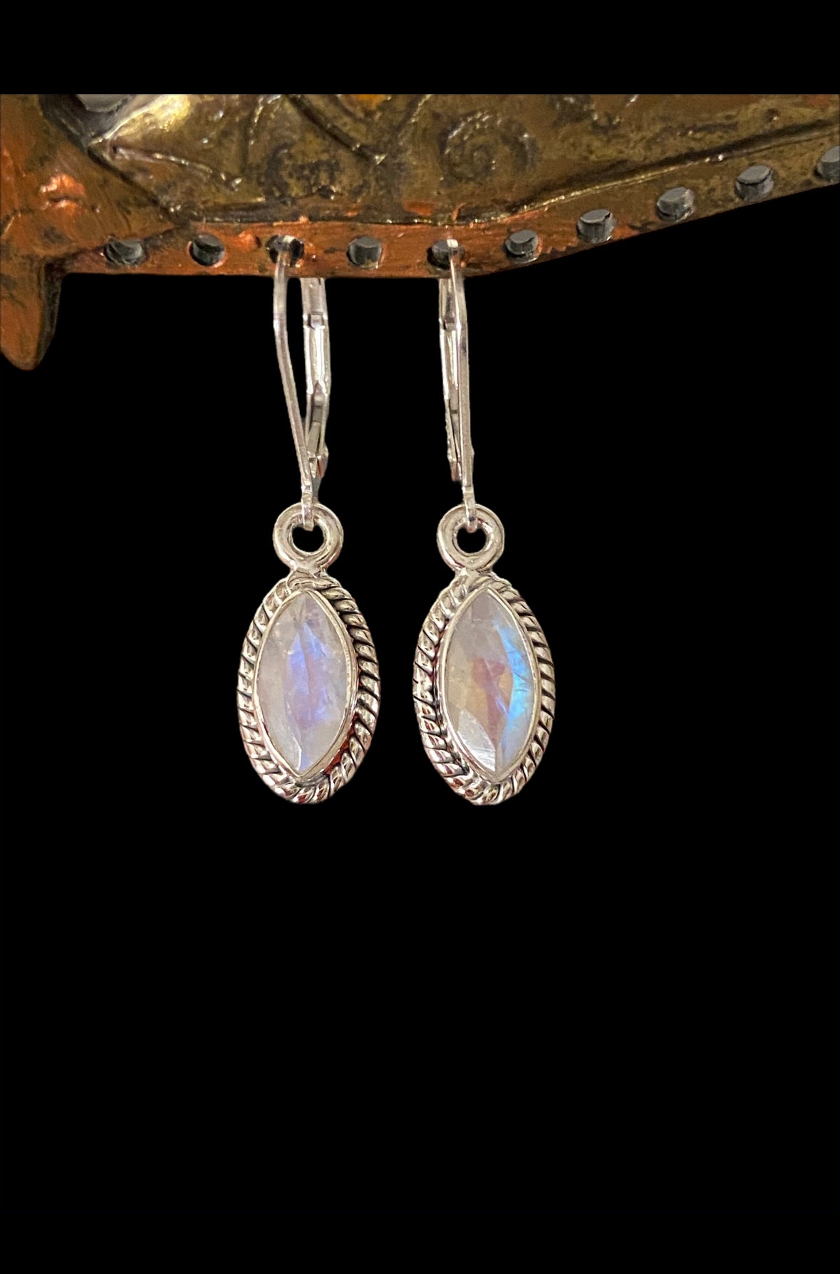 Moonstone Marquis Earrings