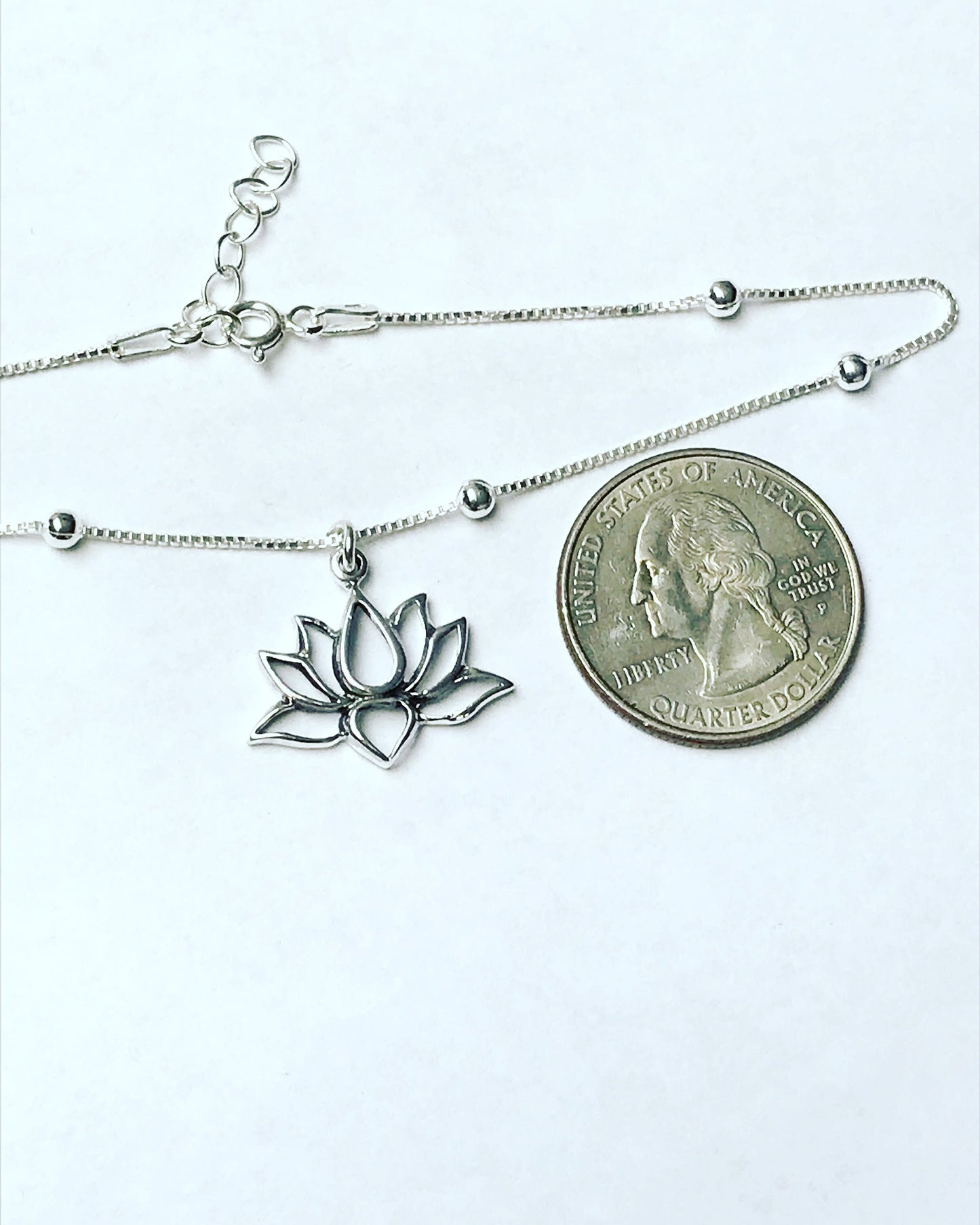 Lotus Flower Anklet