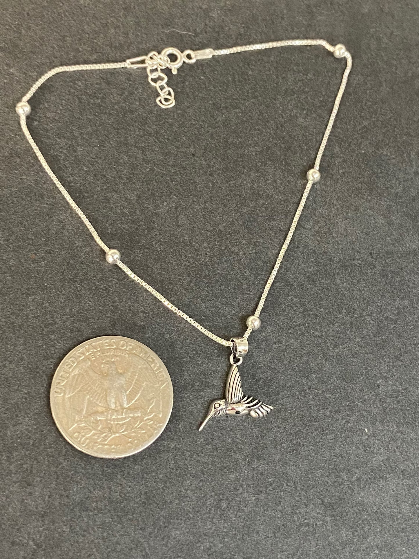 Small Hummingbird Anklet