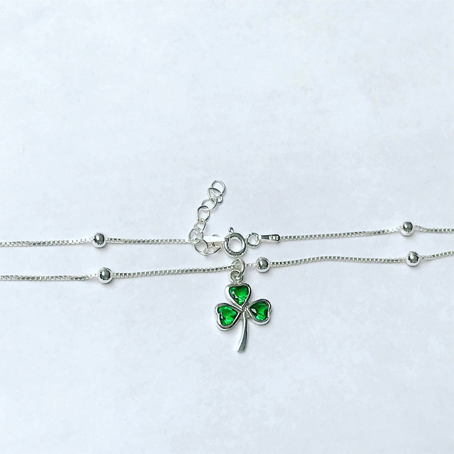 Shamrock Anklet