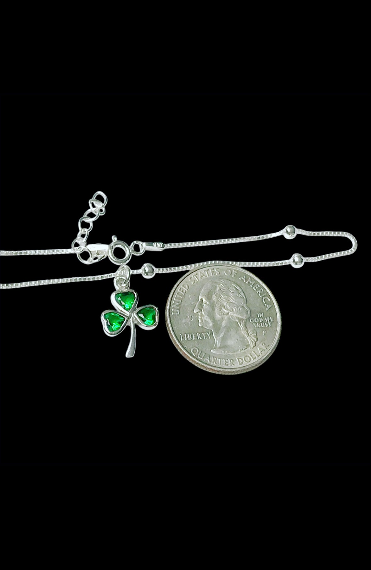 Shamrock Anklet