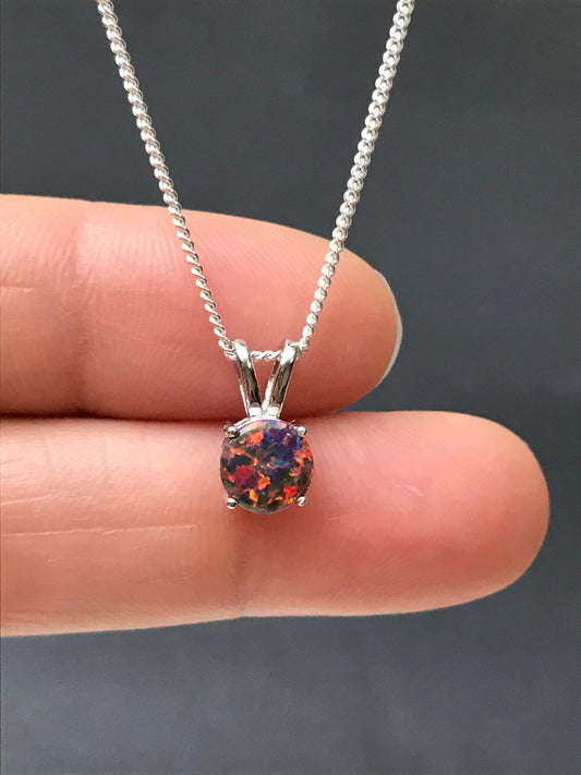 Black Opal Necklace