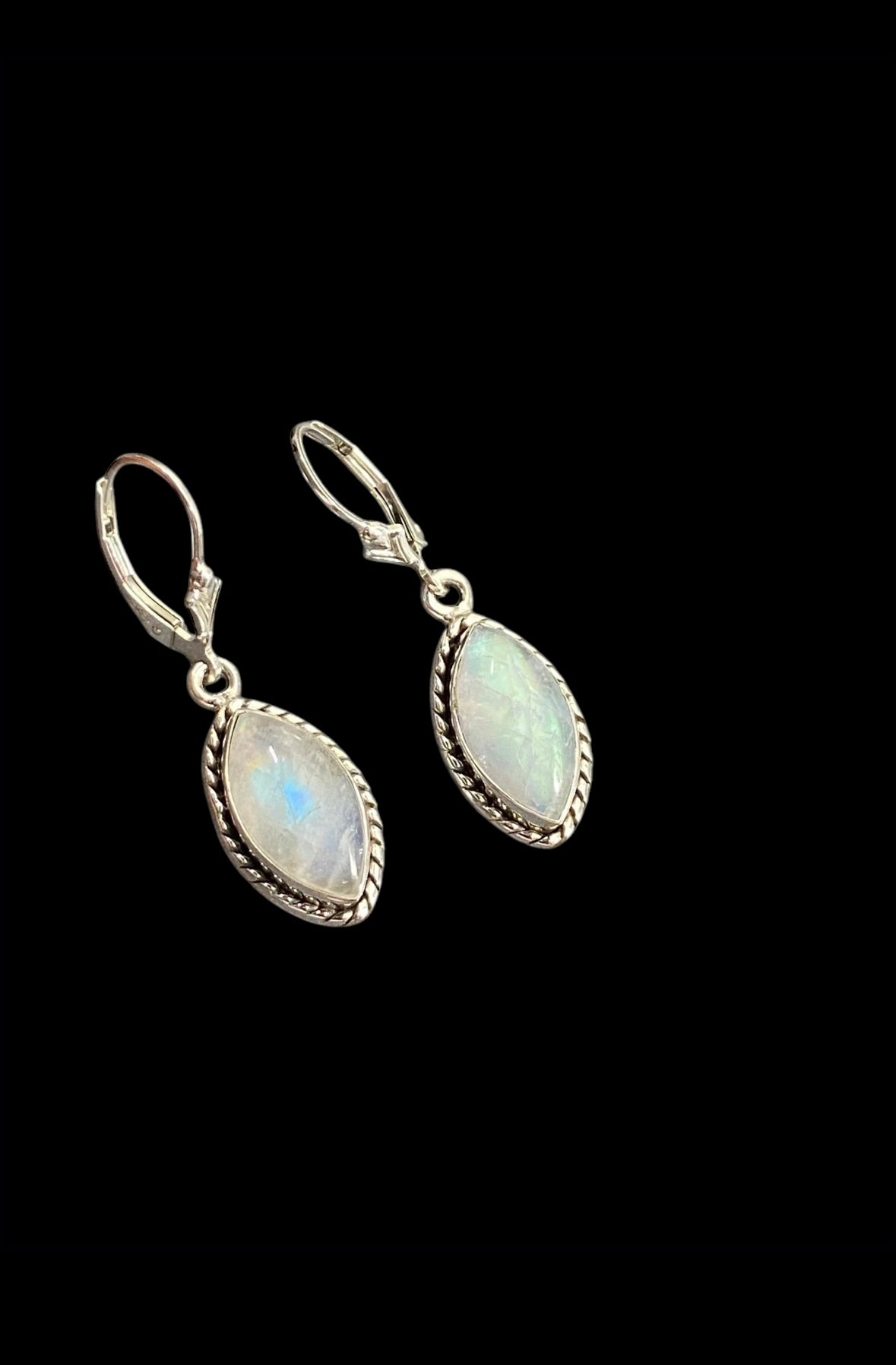 Moonstone Marquis Earrings