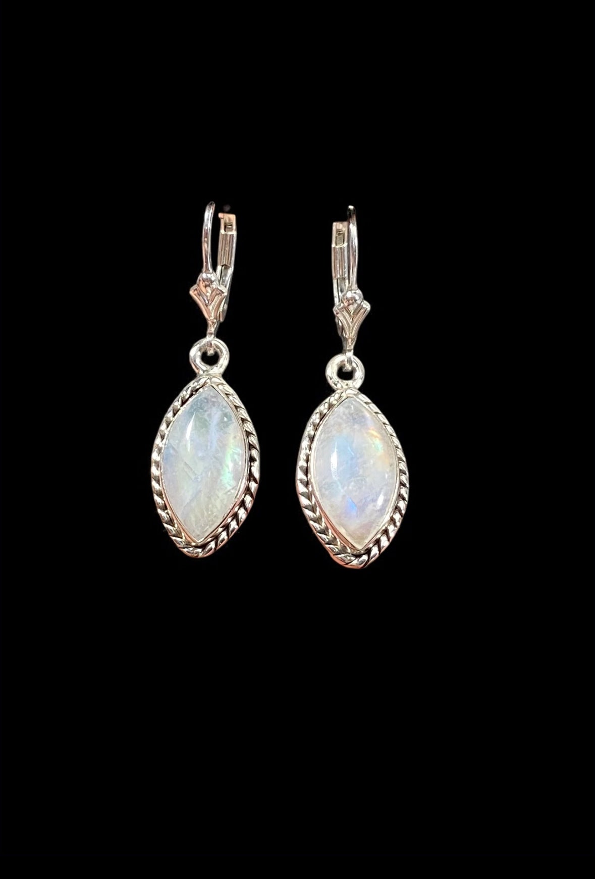 Moonstone Marquis Earrings