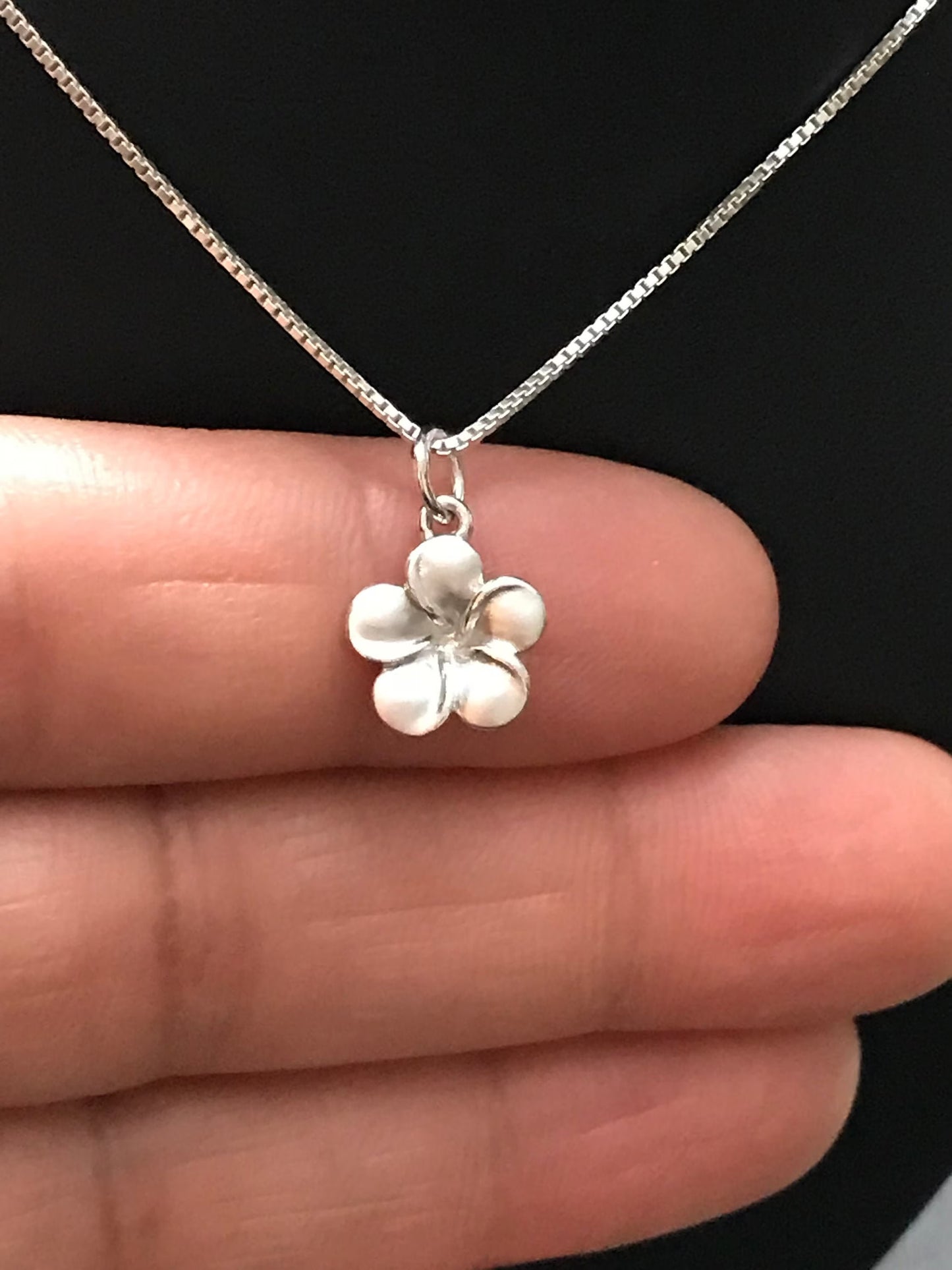 Tiny Plumeria Necklace