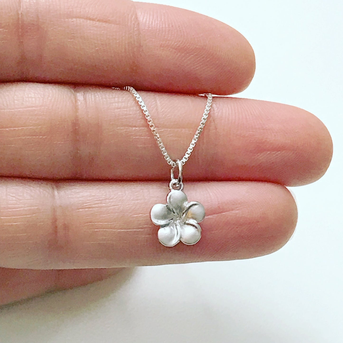 Tiny Plumeria Necklace
