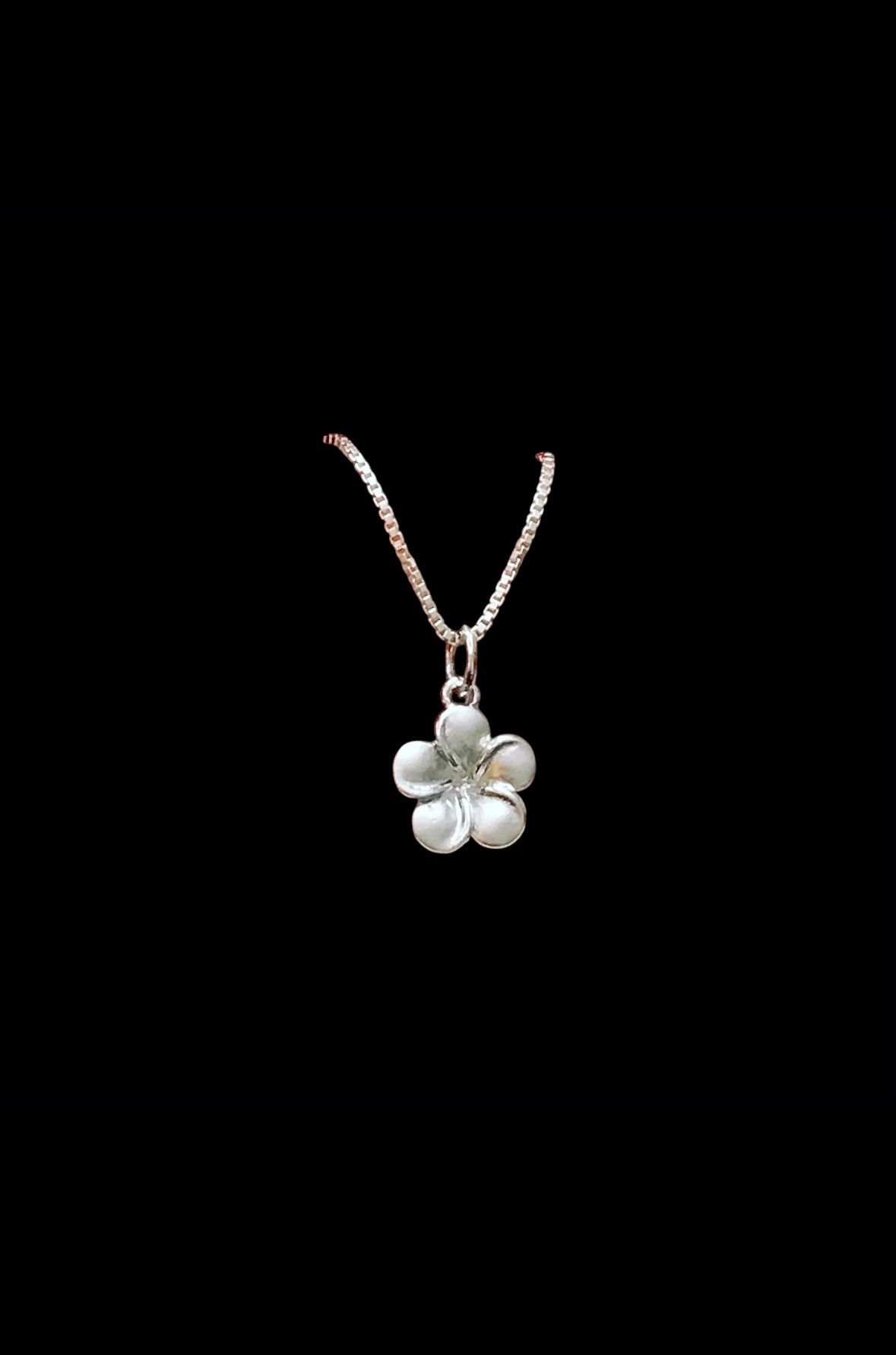 Tiny Plumeria Necklace