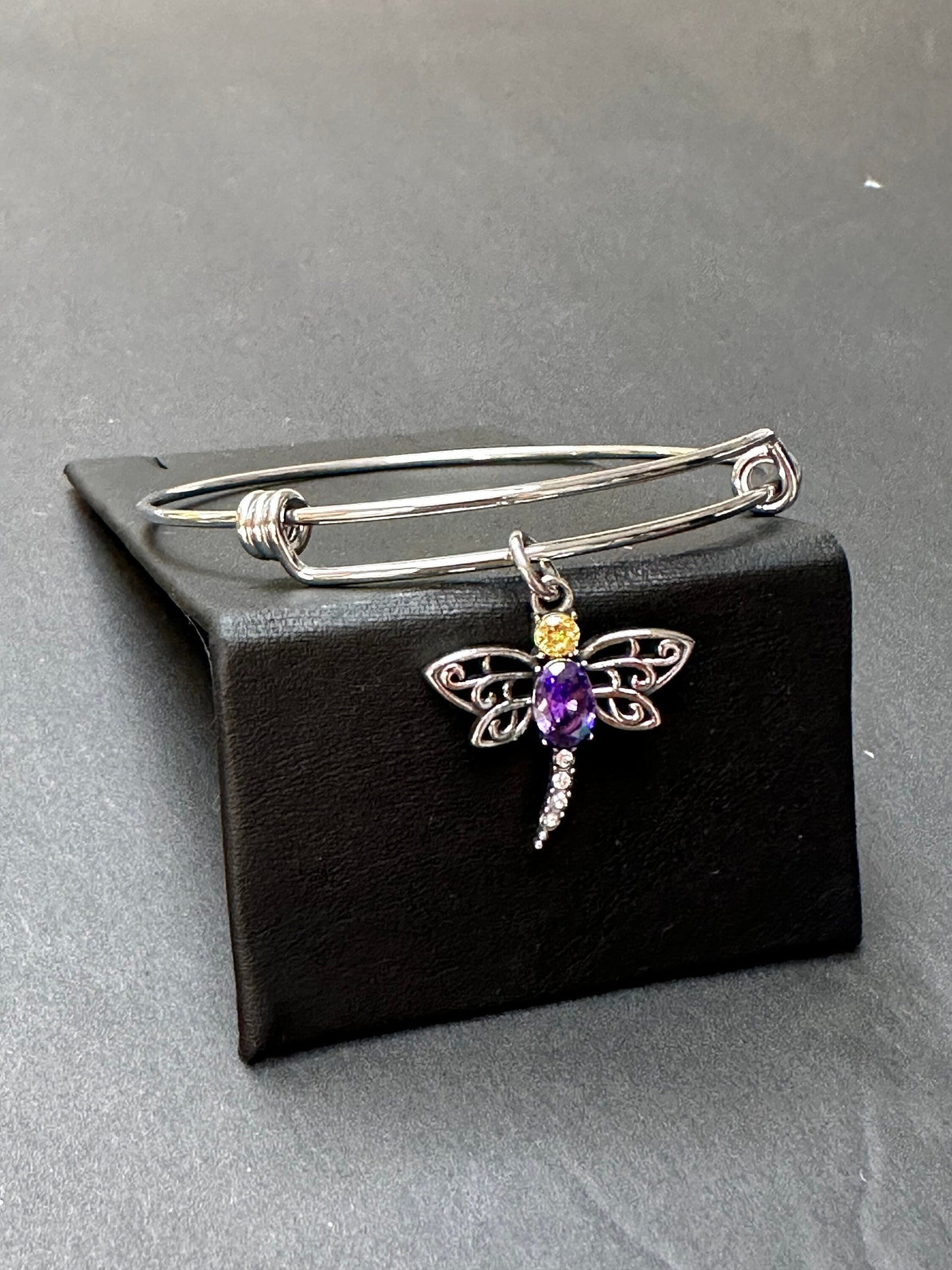 Dragonfly Bangle Bracelet