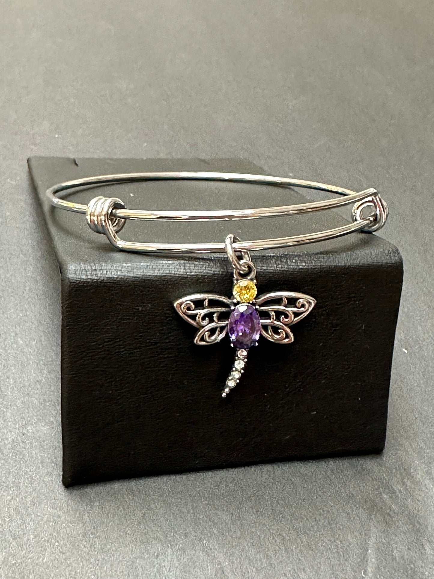 Dragonfly Bangle Bracelet