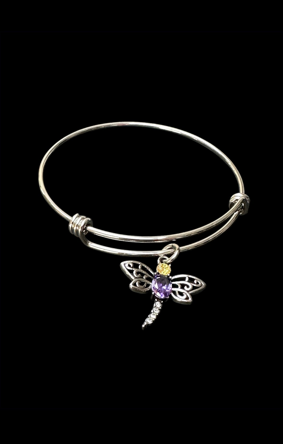Dragonfly Bangle Bracelet