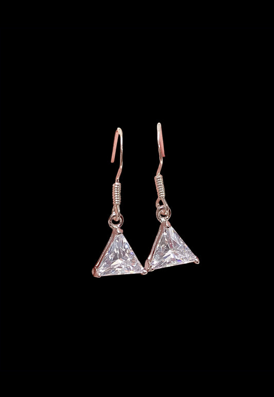 Trillion CZ Earrings