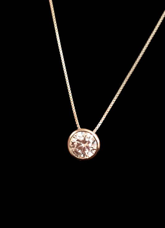 CZ Floating Necklace