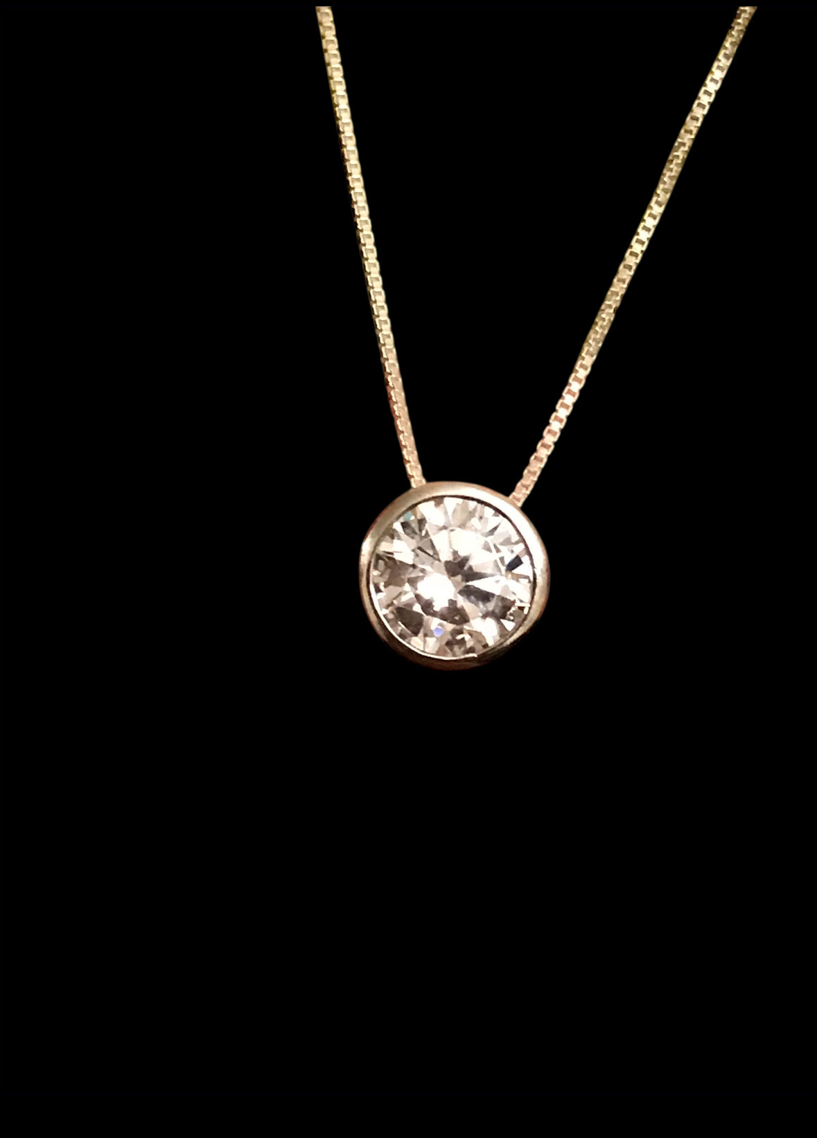 CZ Floating Necklace