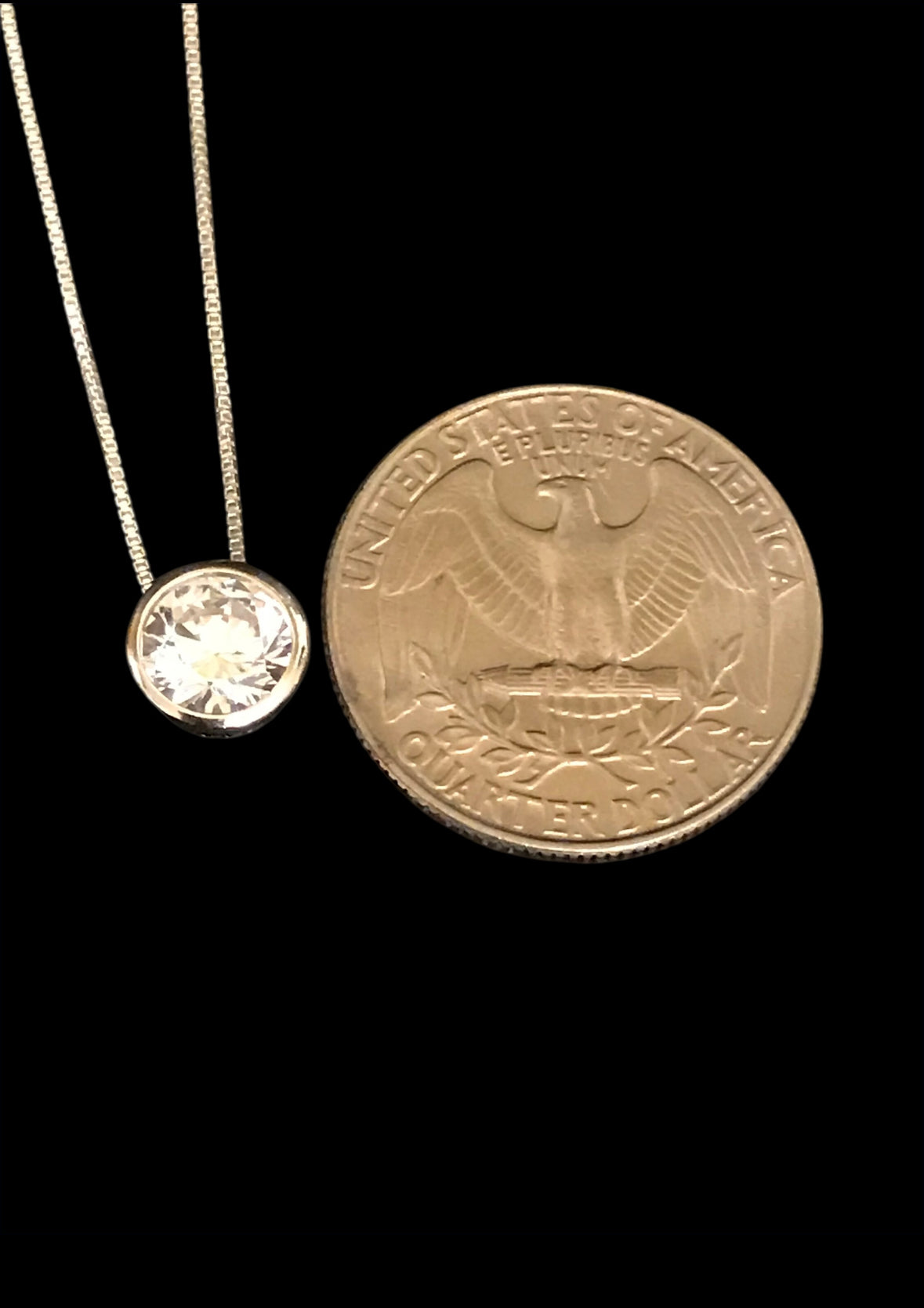 CZ Floating Necklace