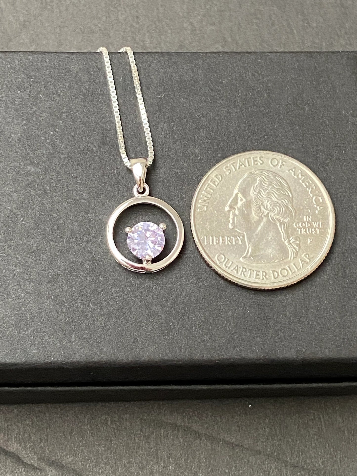 Alexandrite CZ Necklace