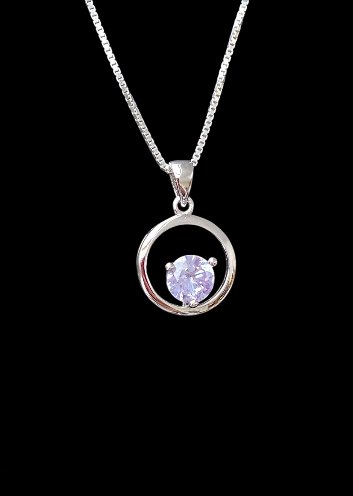 Alexandrite CZ Necklace