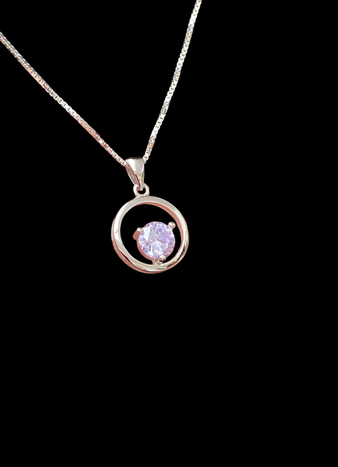 Alexandrite CZ Necklace