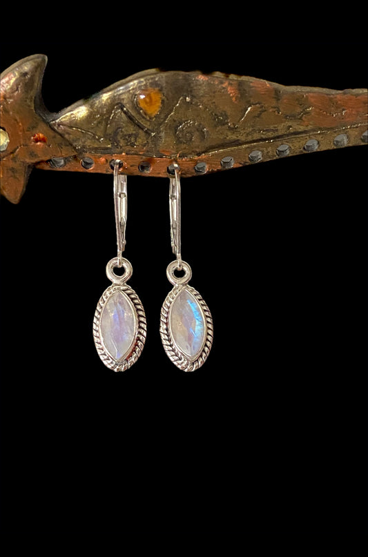 Moonstone Marquis Earrings
