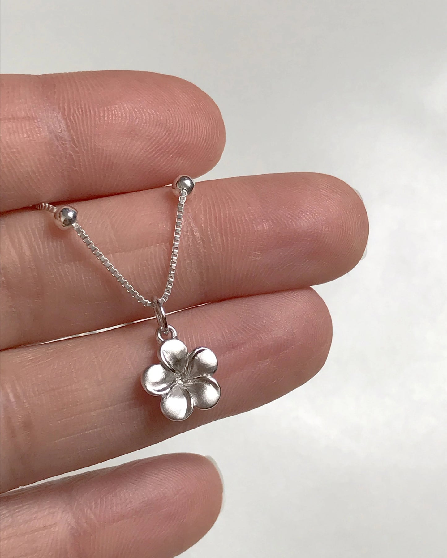 Plumeria Anklet