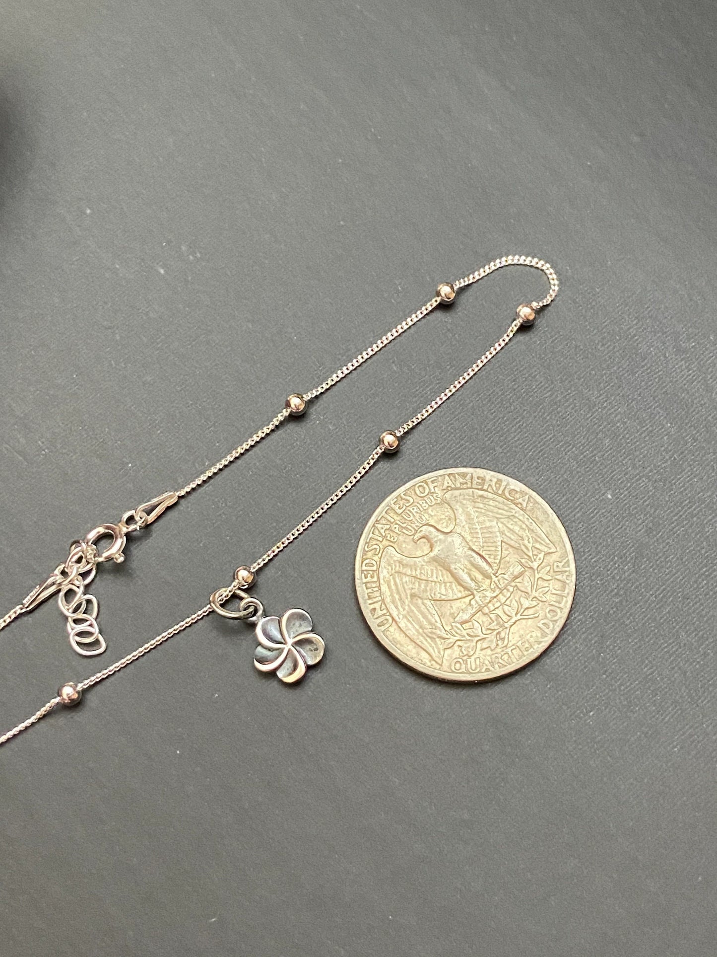 Plumeria Flower Anklet