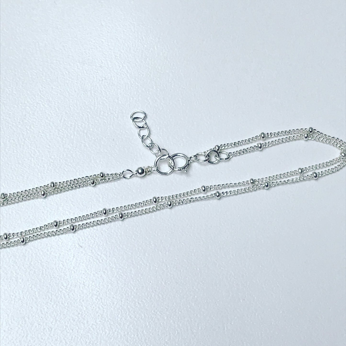 Double Strand Satellite Anklet
