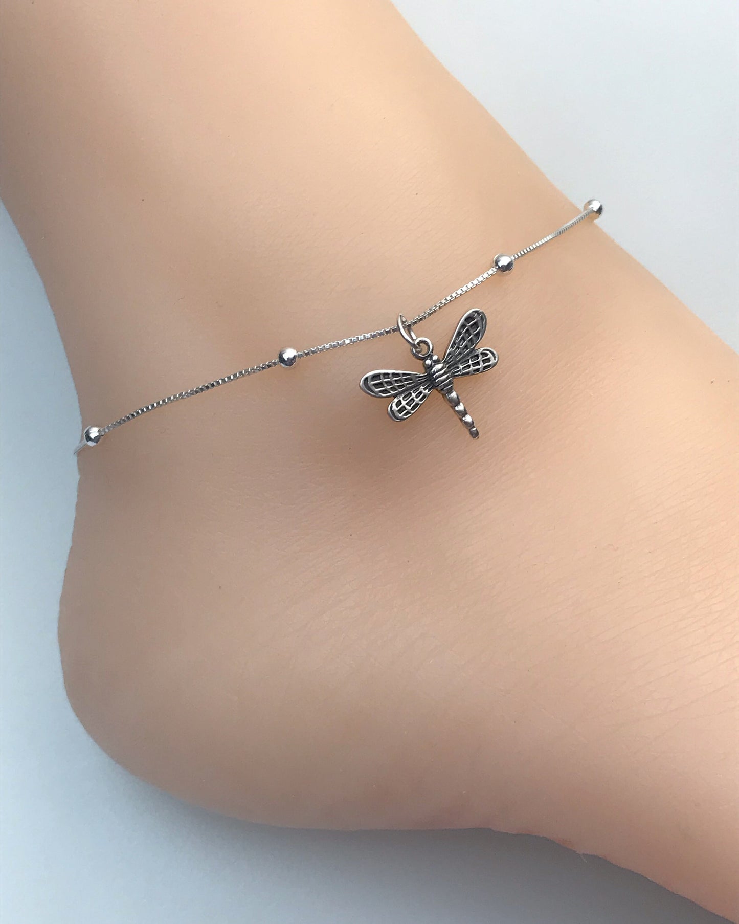 Dainty Dragonfly Anklet