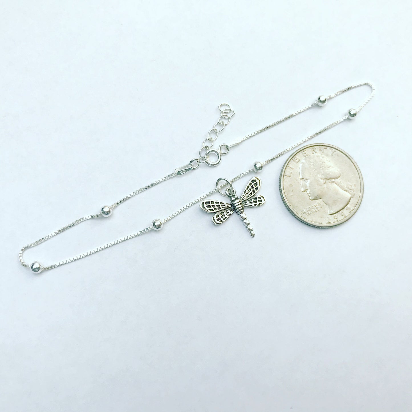 Dainty Dragonfly Anklet