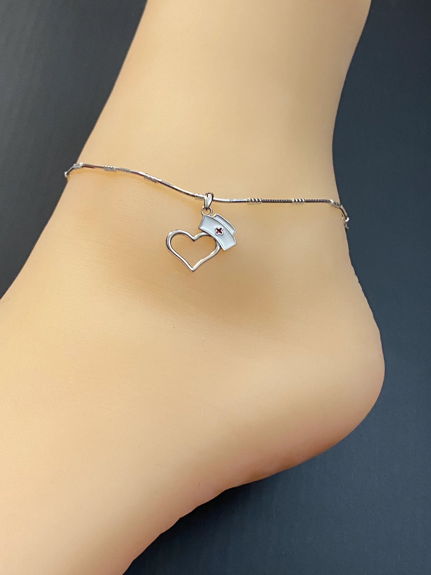 Nurse Hat Charm Anklet