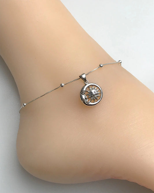Moon And Sun Anklet