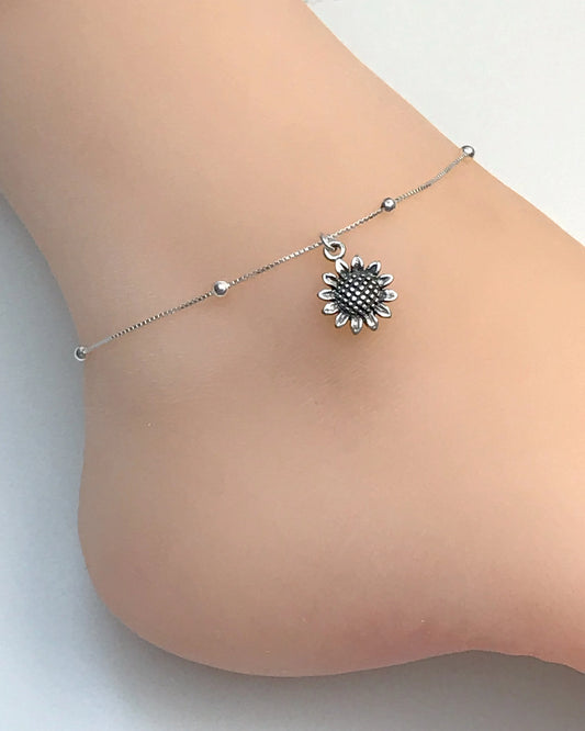 Sunflower Anklet