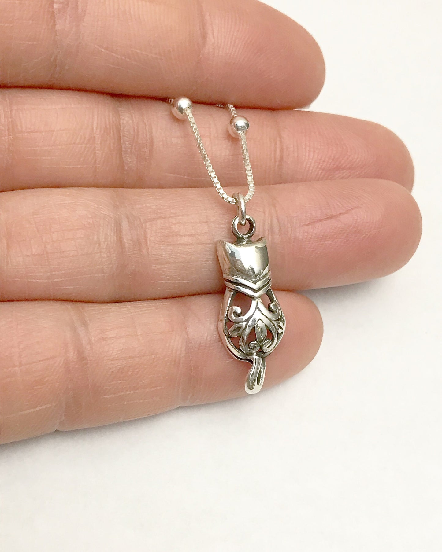 Filigree Cat Anklet