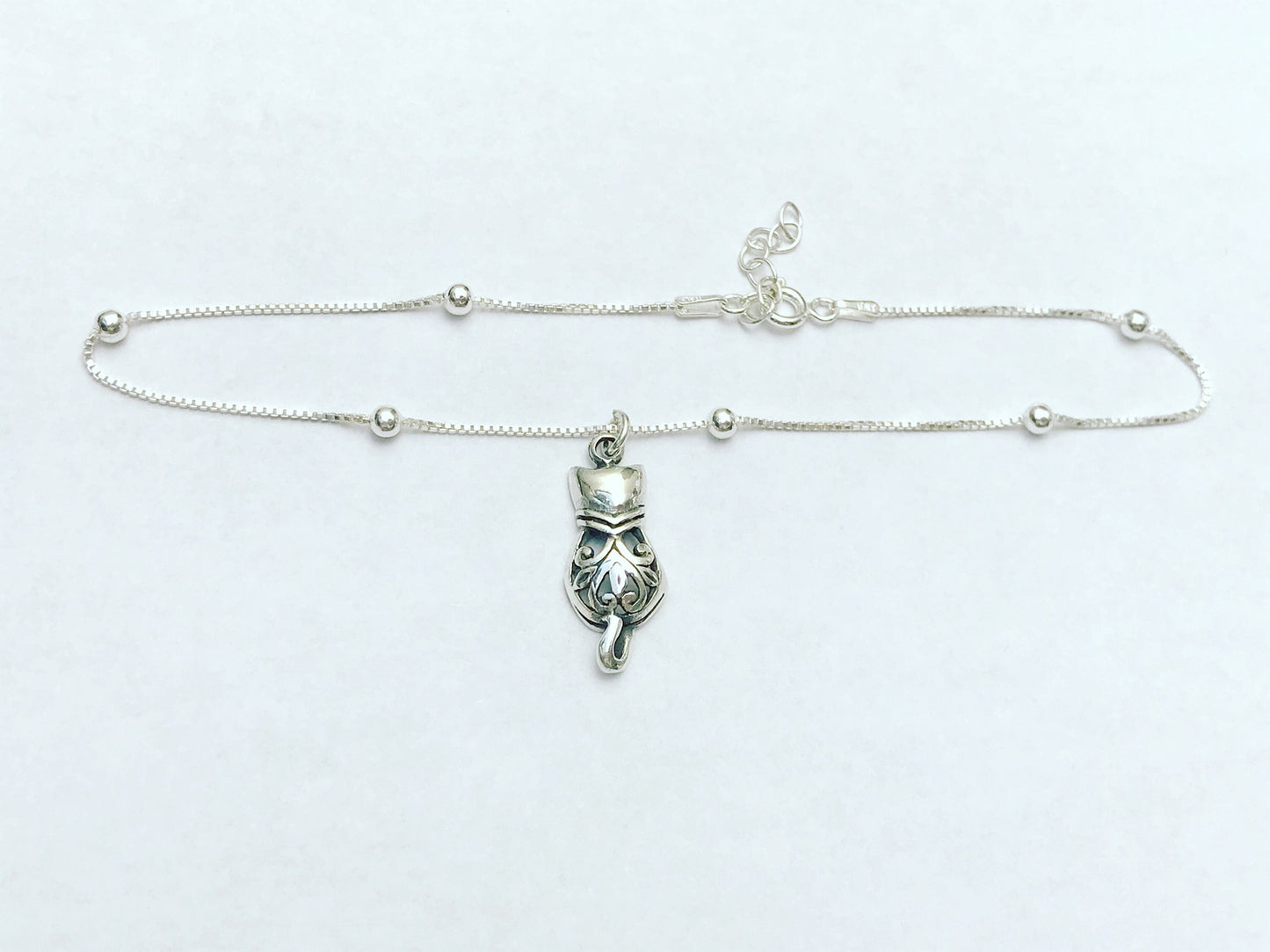 Filigree Cat Anklet