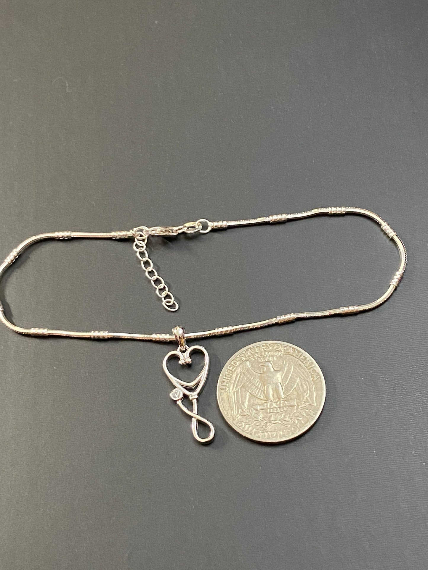 Stethoscope Charm Anklet
