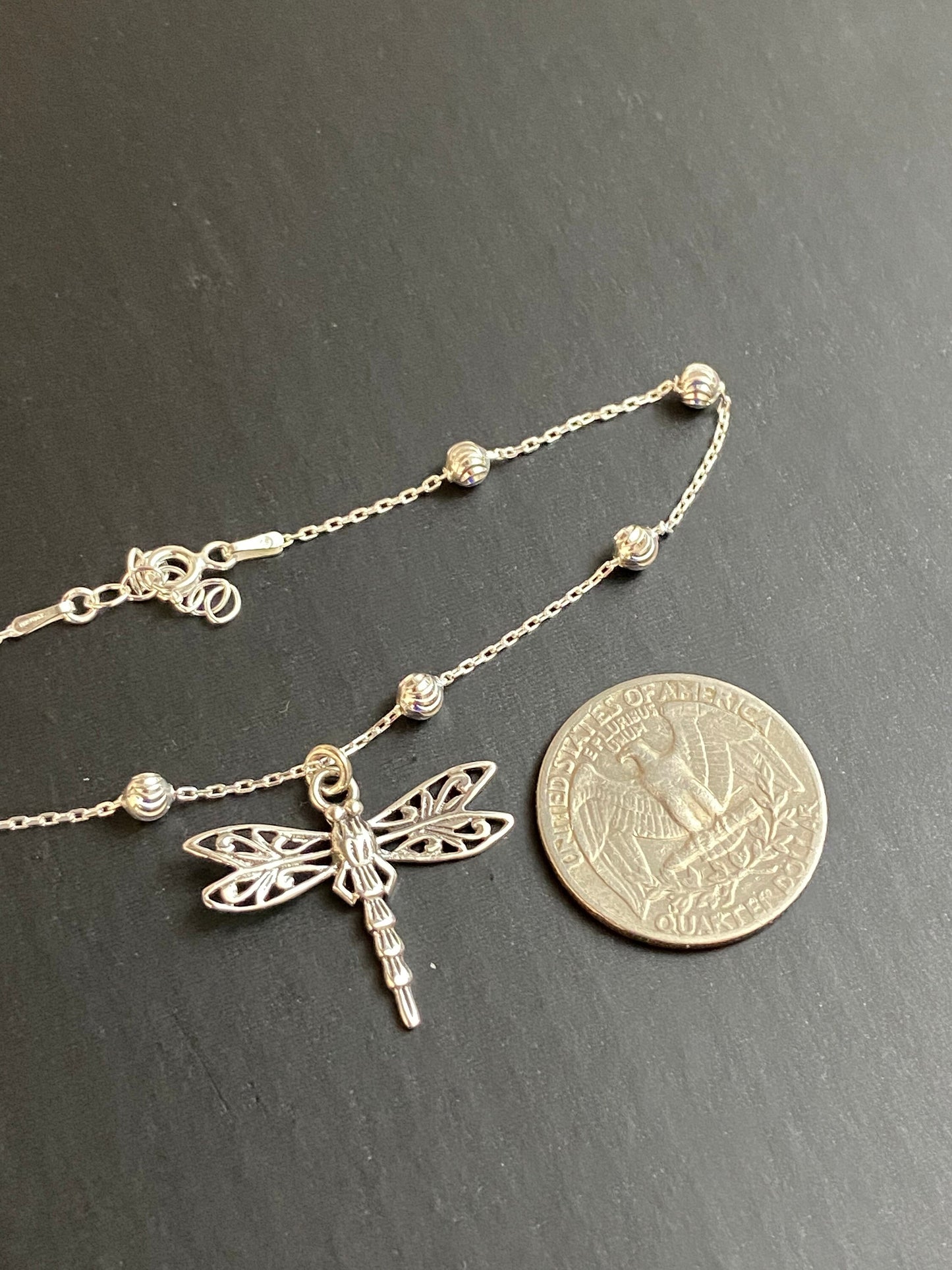 Filigree Dragonfly Anklet