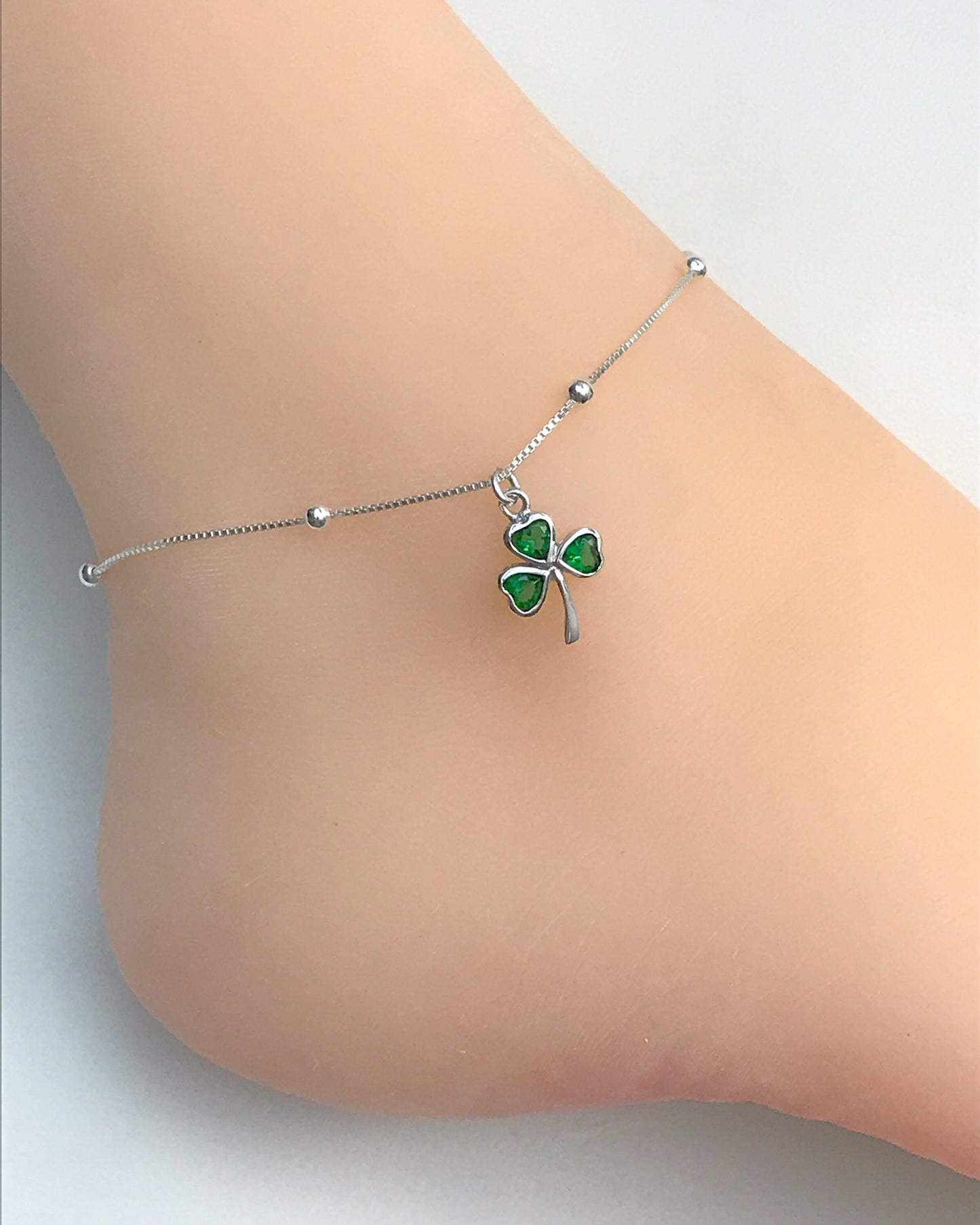 Shamrock Anklet