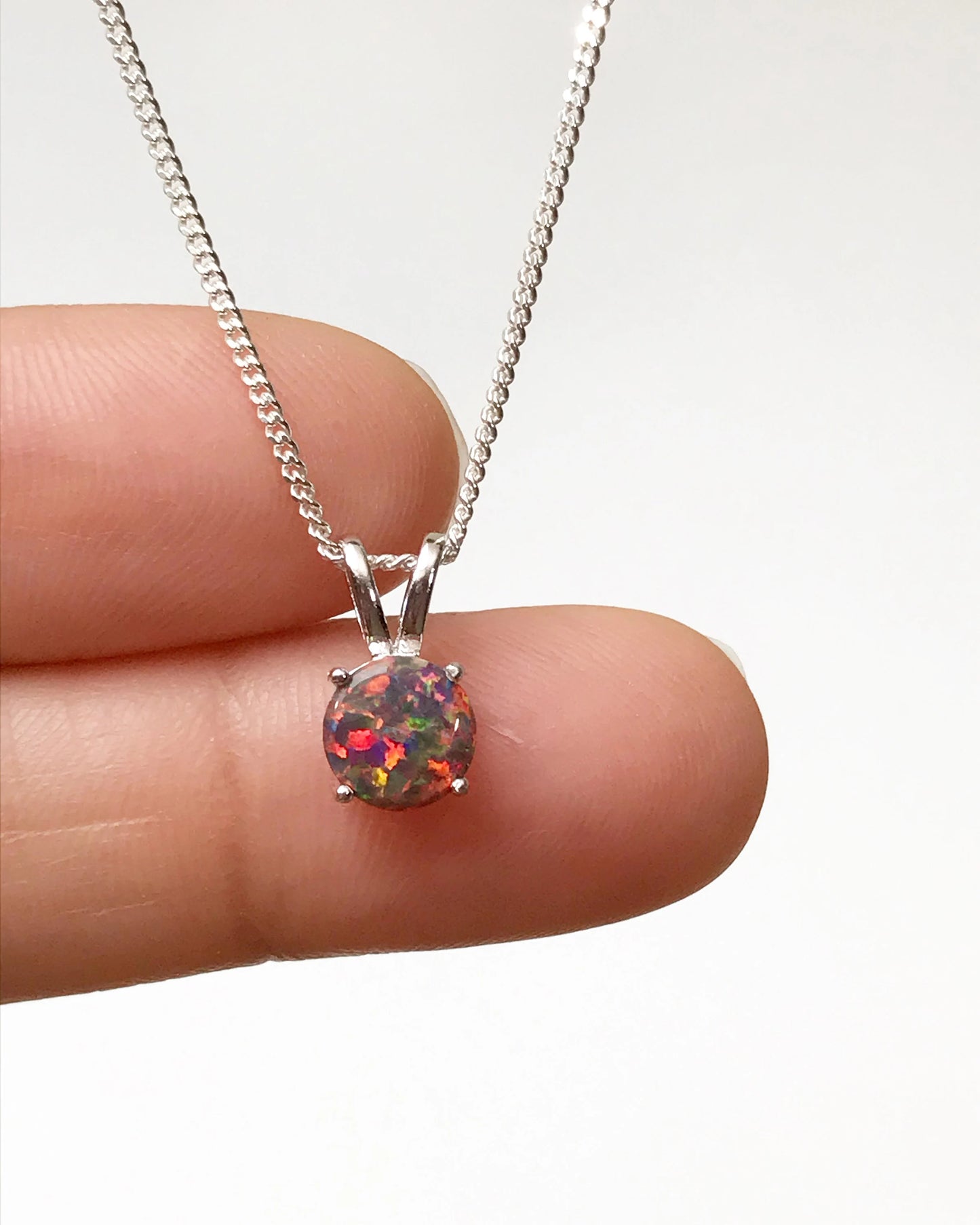 Black Opal Necklace