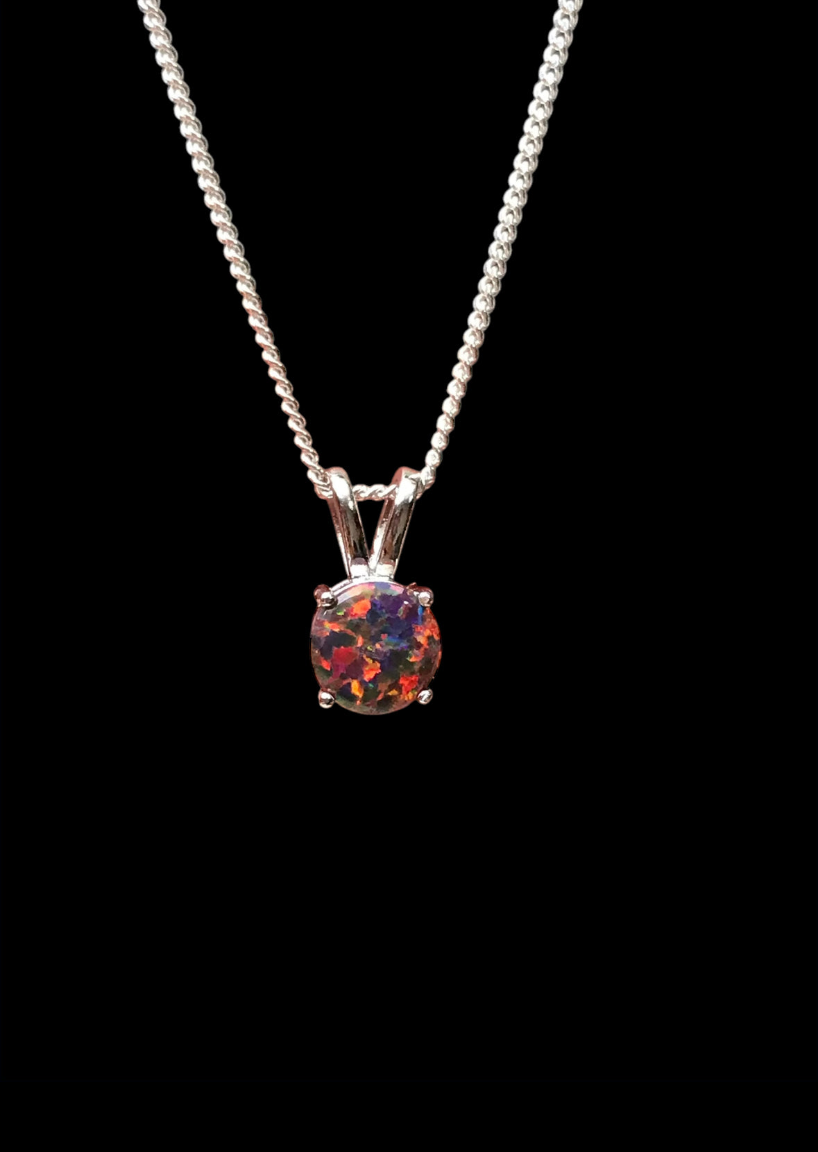 Black Opal Necklace