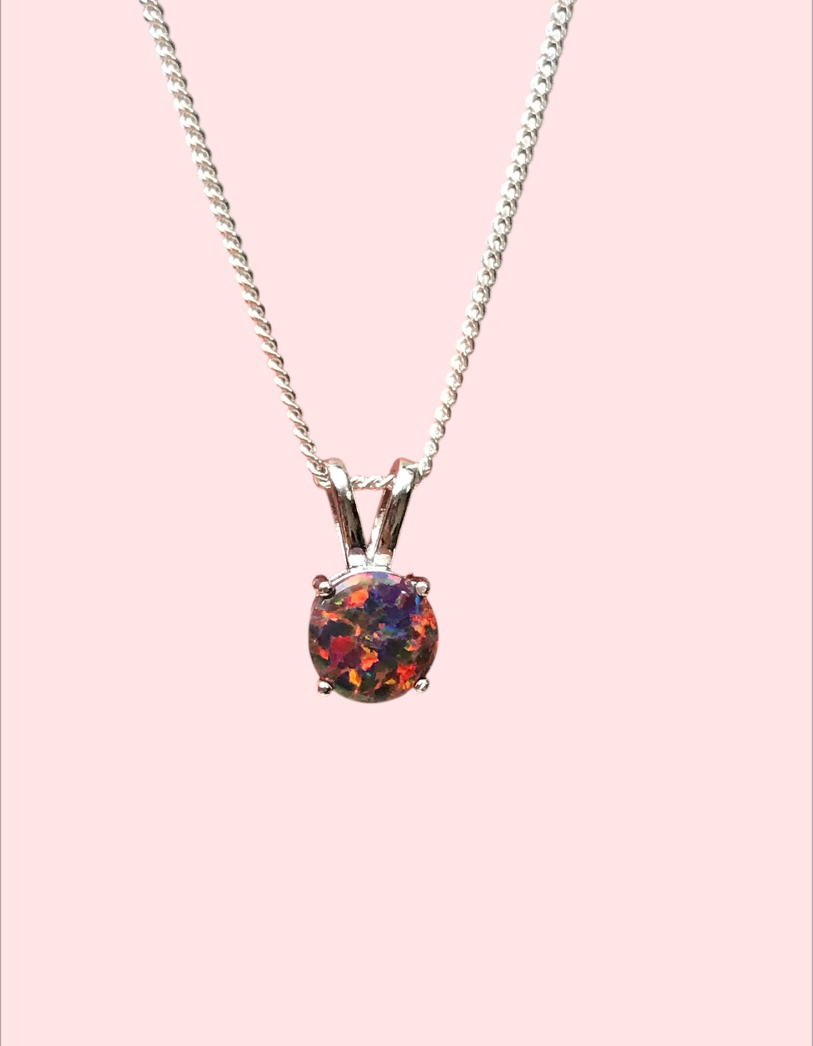 Black Opal Necklace