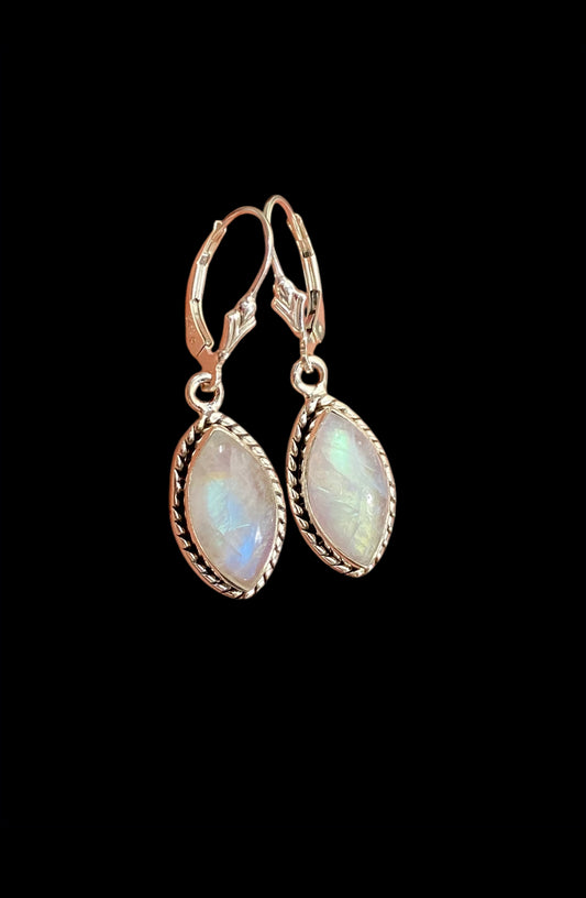 Moonstone Marquis Earrings