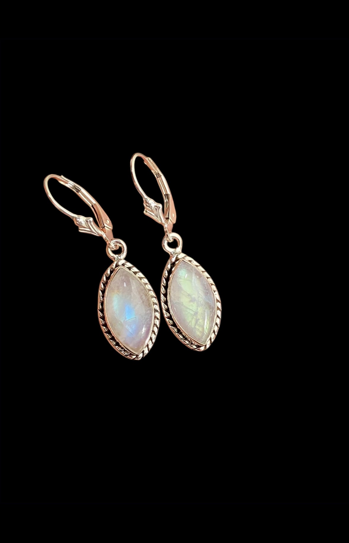 Moonstone Marquis Earrings