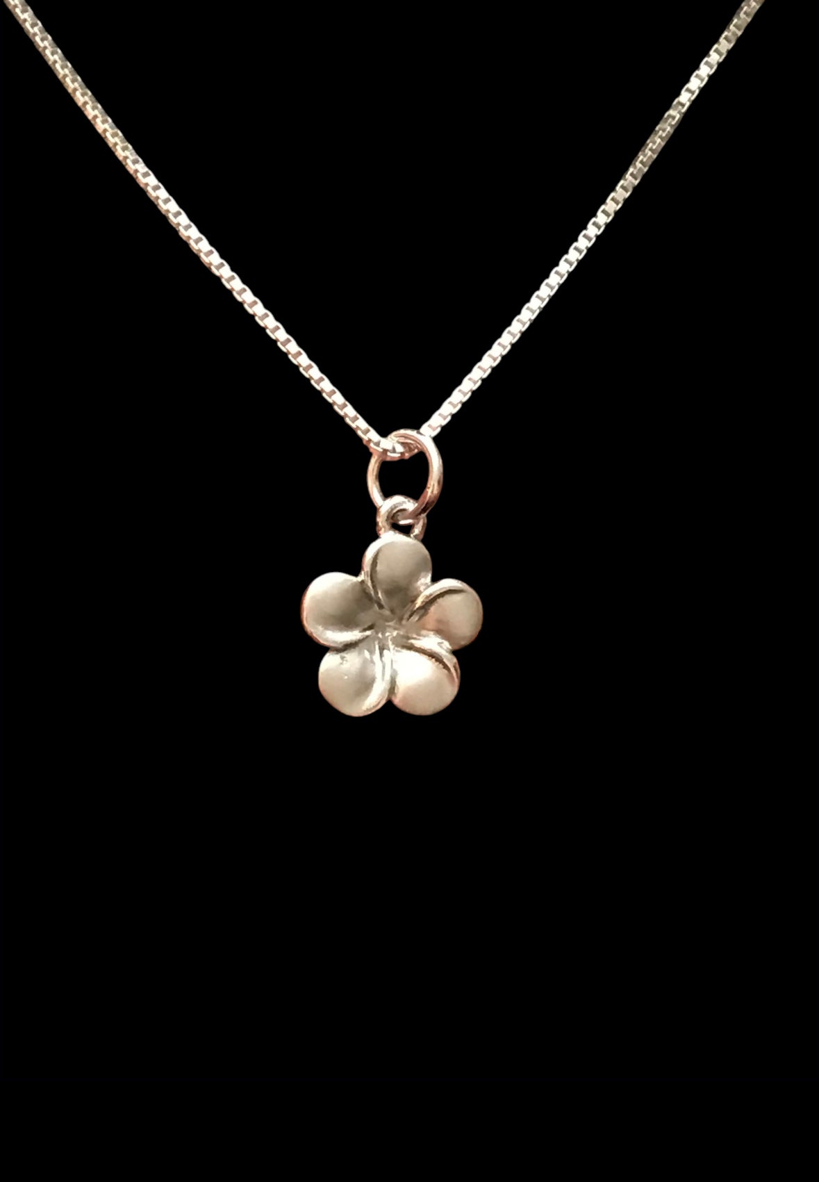 Tiny Plumeria Necklace