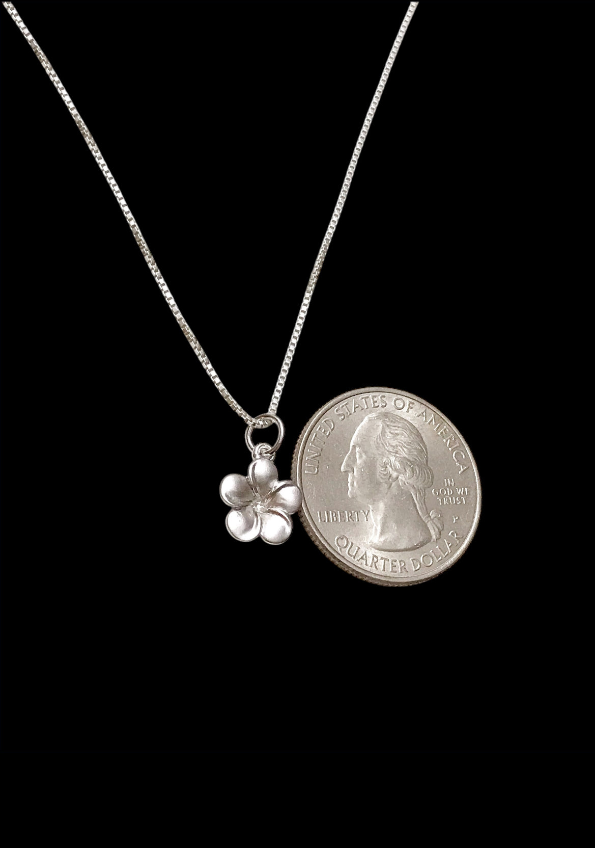 Tiny Plumeria Necklace