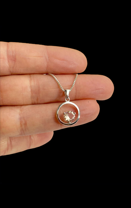Morganite CZ Necklace