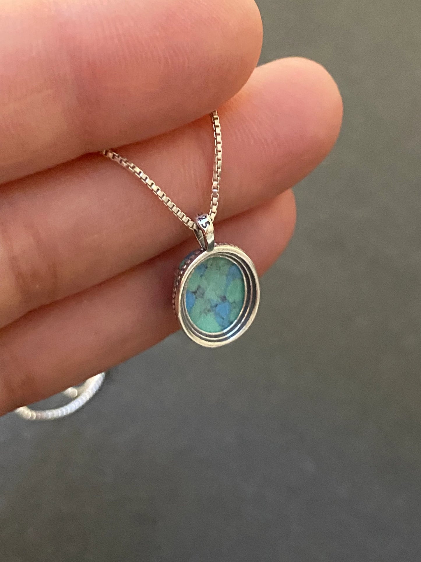 Minimalist Turquoise Necklace