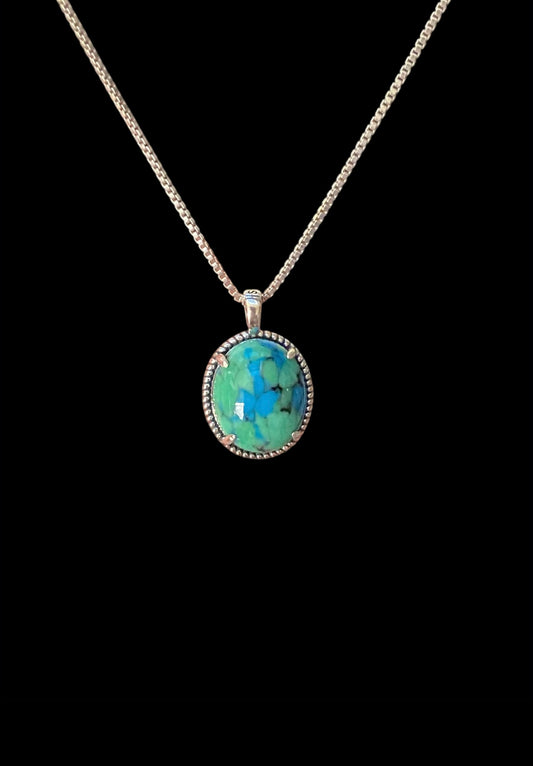 Minimalist Turquoise Necklace